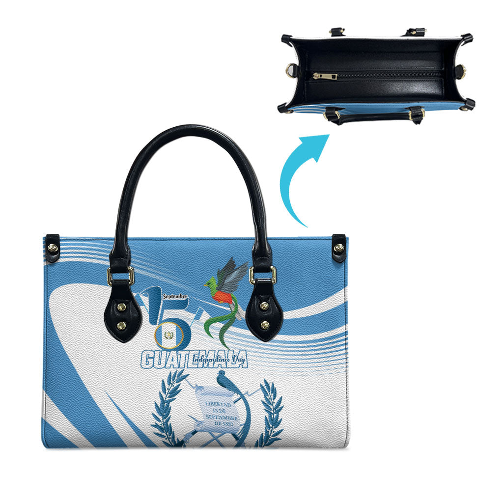 Guatemala 15 Septiembre 1821 Leather Bag Happy Independence Day