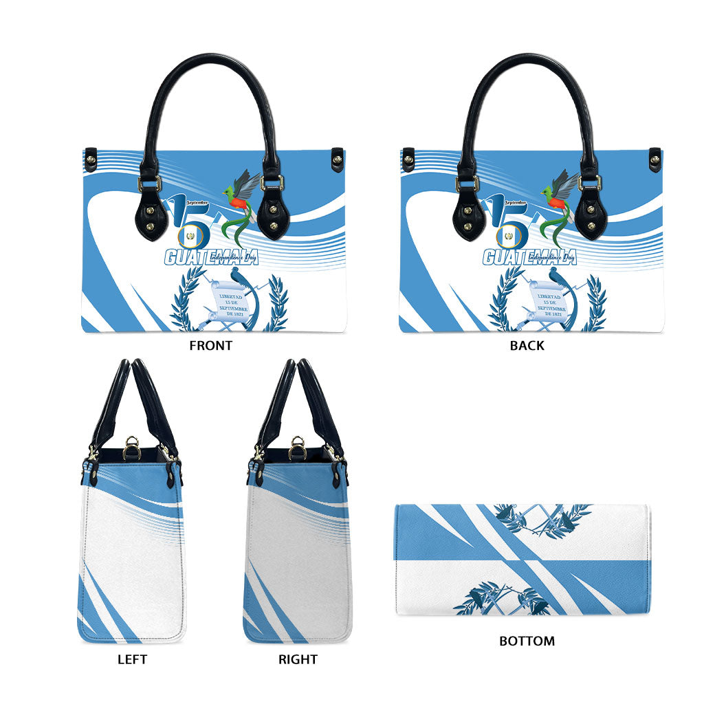 Guatemala 15 Septiembre 1821 Leather Bag Happy Independence Day
