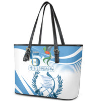 Guatemala 15 Septiembre 1821 Leather Tote Bag Happy Independence Day