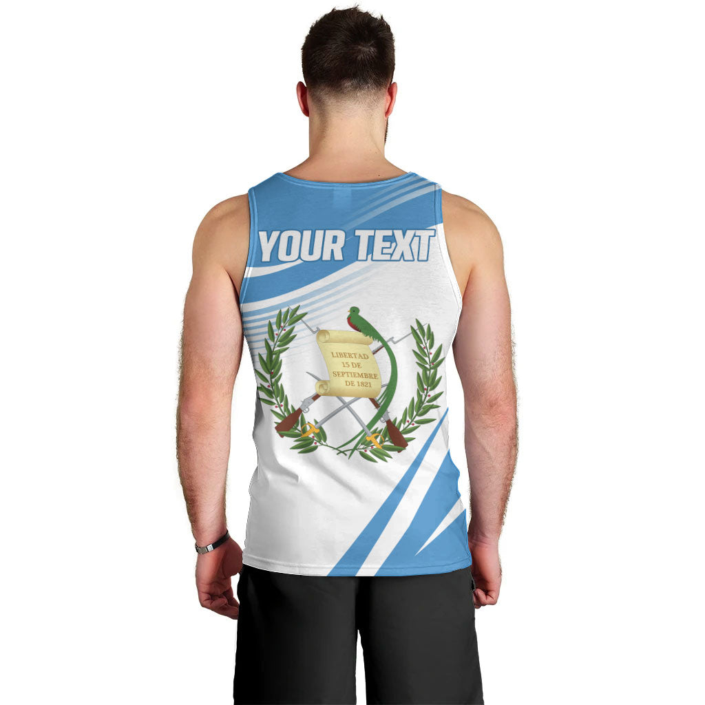 Personalized Guatemala 15 Septiembre 1821 Men Tank Top Happy Independence Day