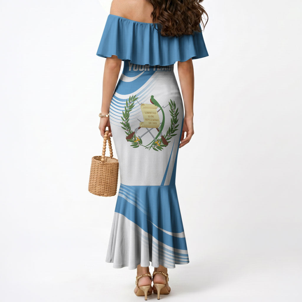 Personalized Guatemala 15 Septiembre 1821 Mermaid Dress Happy Independence Day