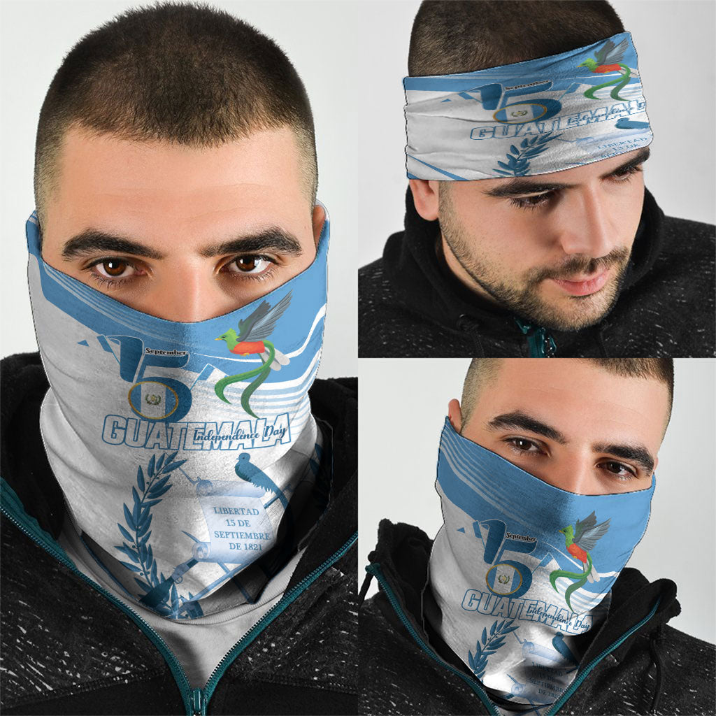 Guatemala 15 Septiembre 1821 Neck Gaiter Happy Independence Day