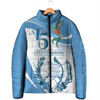 Personalized Guatemala 15 Septiembre 1821 Padded Jacket Happy Independence Day