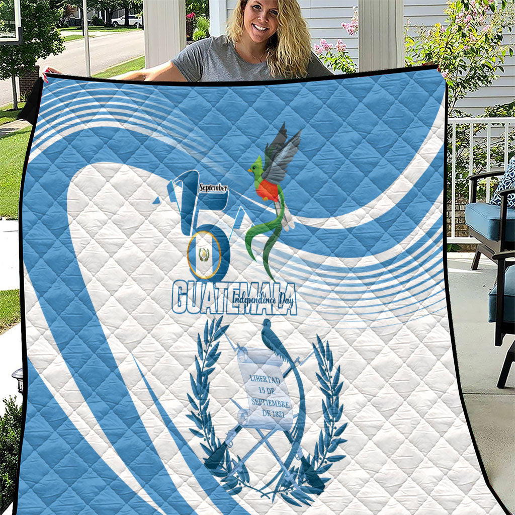 Guatemala 15 Septiembre 1821 Quilt Happy Independence Day