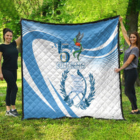 Guatemala 15 Septiembre 1821 Quilt Happy Independence Day