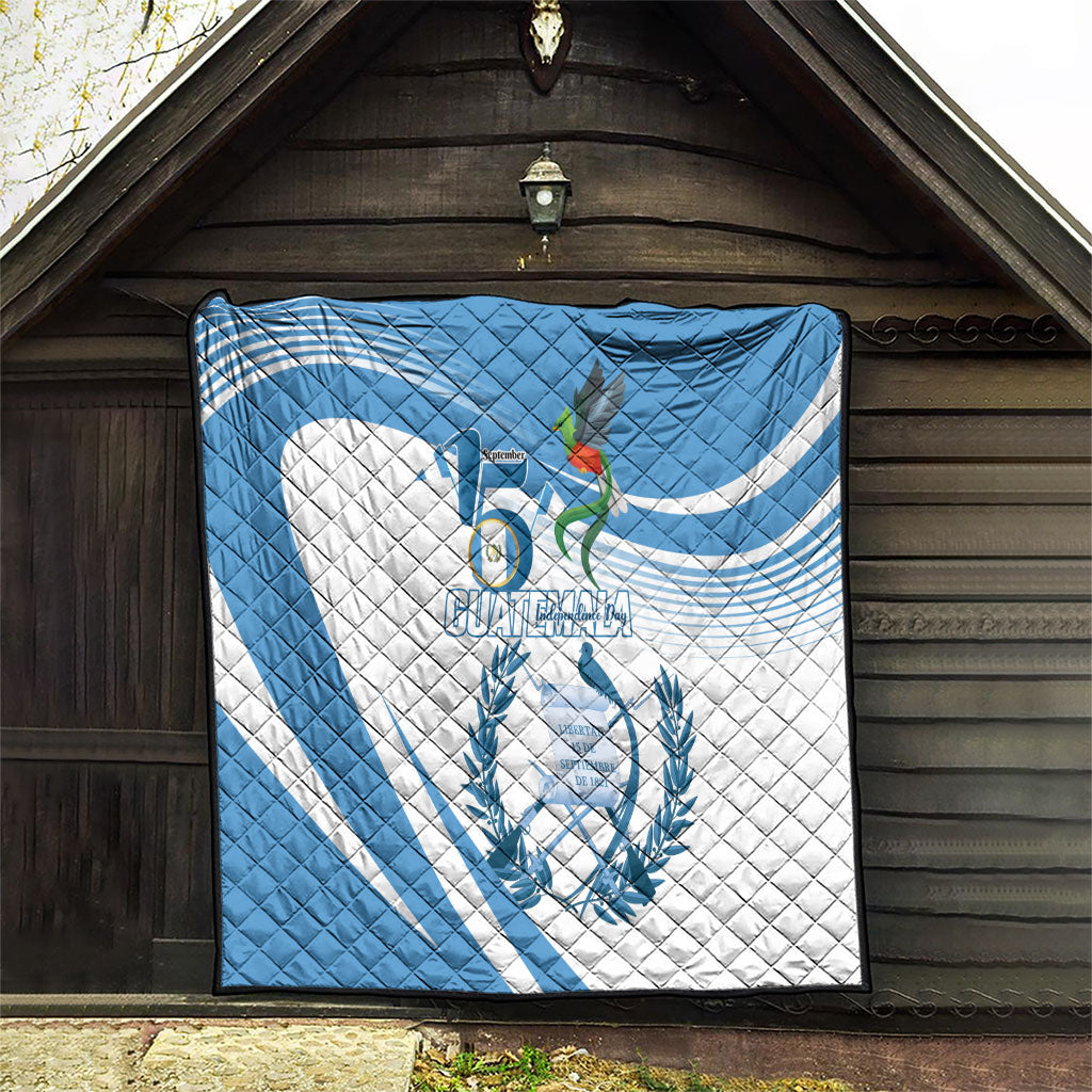 Guatemala 15 Septiembre 1821 Quilt Happy Independence Day