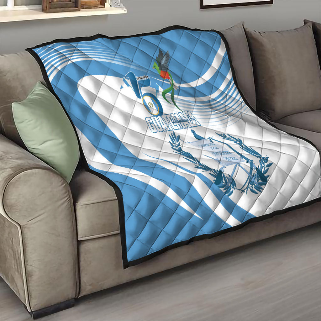 Guatemala 15 Septiembre 1821 Quilt Happy Independence Day