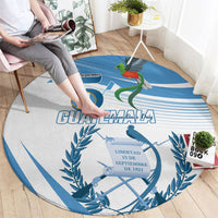 Guatemala 15 Septiembre 1821 Round Carpet Happy Independence Day
