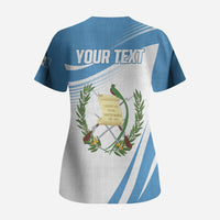Personalized Guatemala 15 Septiembre 1821 Scrub Top Happy Independence Day