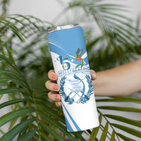 Personalized Guatemala 15 Septiembre 1821 Skinny Tumbler Happy Independence Day