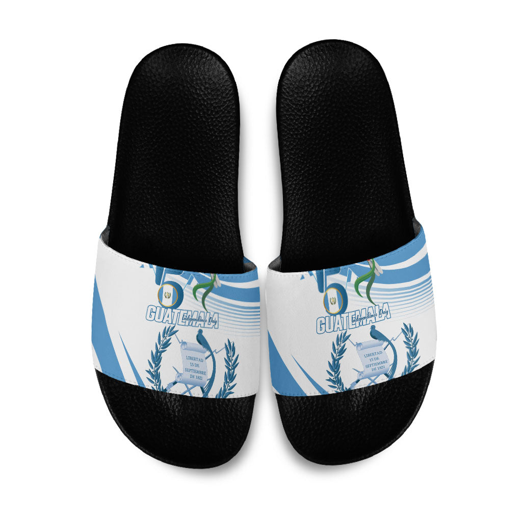 Guatemala 15 Septiembre 1821 Slide Sandals Happy Independence Day