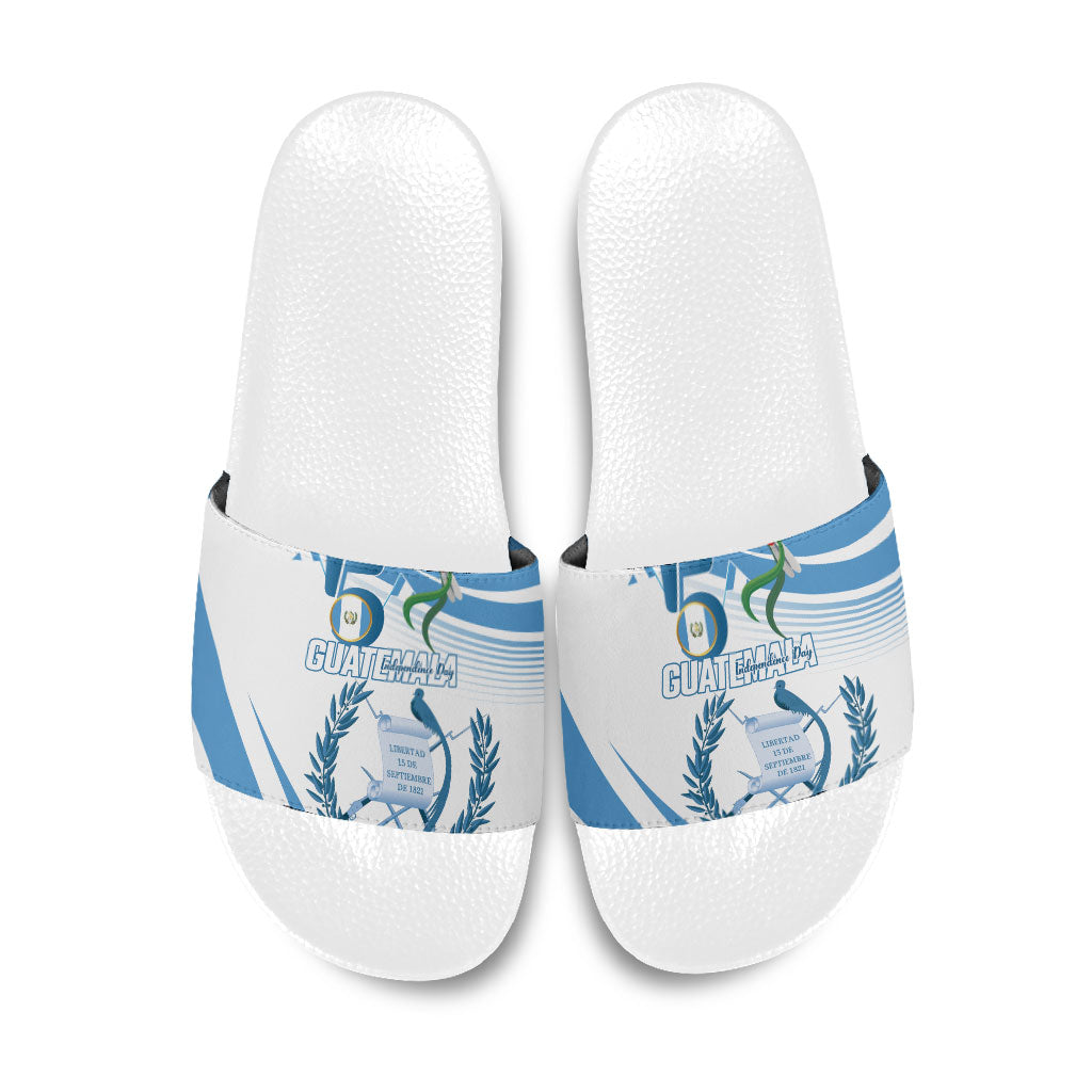 Guatemala 15 Septiembre 1821 Slide Sandals Happy Independence Day