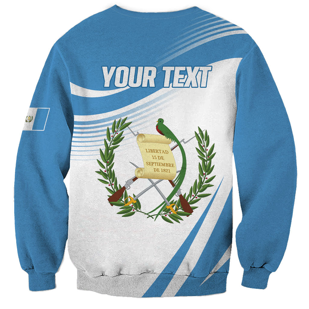 Personalized Guatemala 15 Septiembre 1821 Sweatshirt Happy Independence Day
