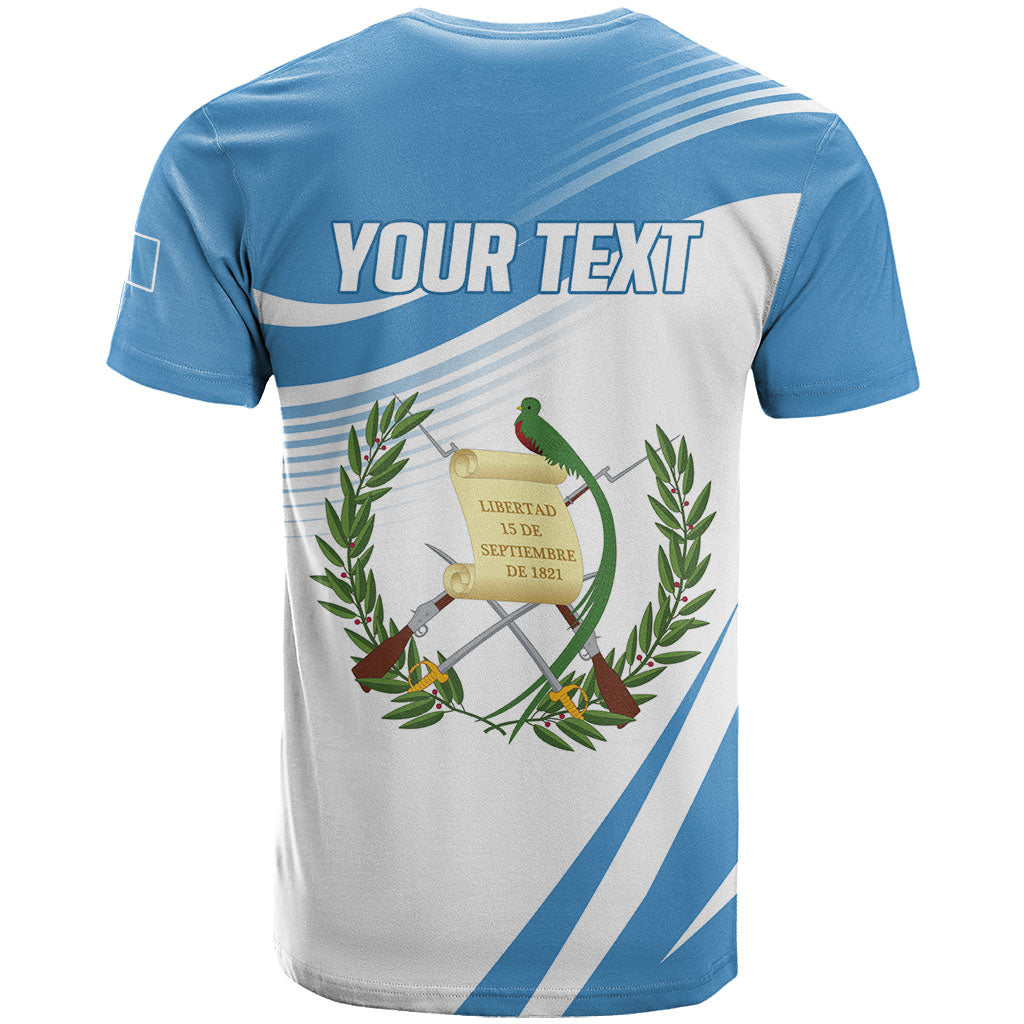 Personalized Guatemala 15 Septiembre 1821 T Shirt Happy Independence Day
