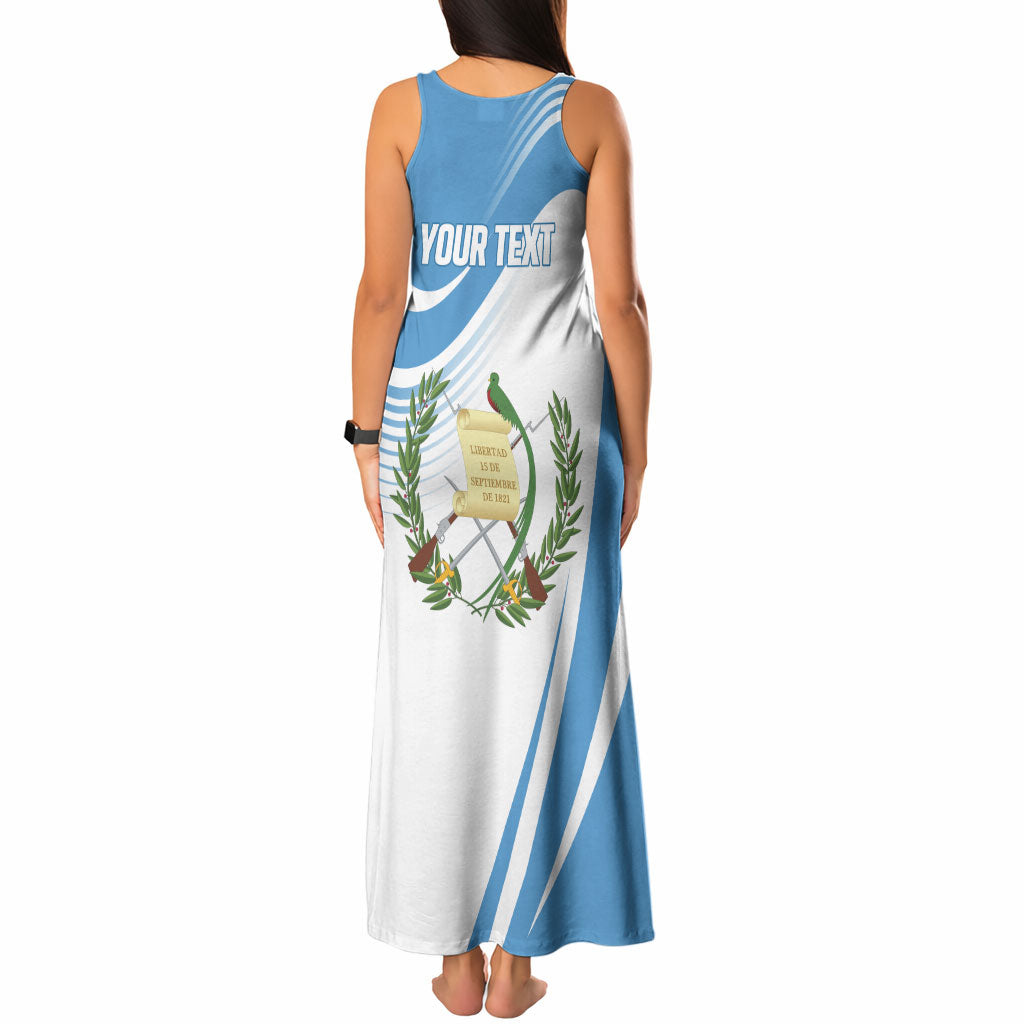 Personalized Guatemala 15 Septiembre 1821 Tank Maxi Dress Happy Independence Day