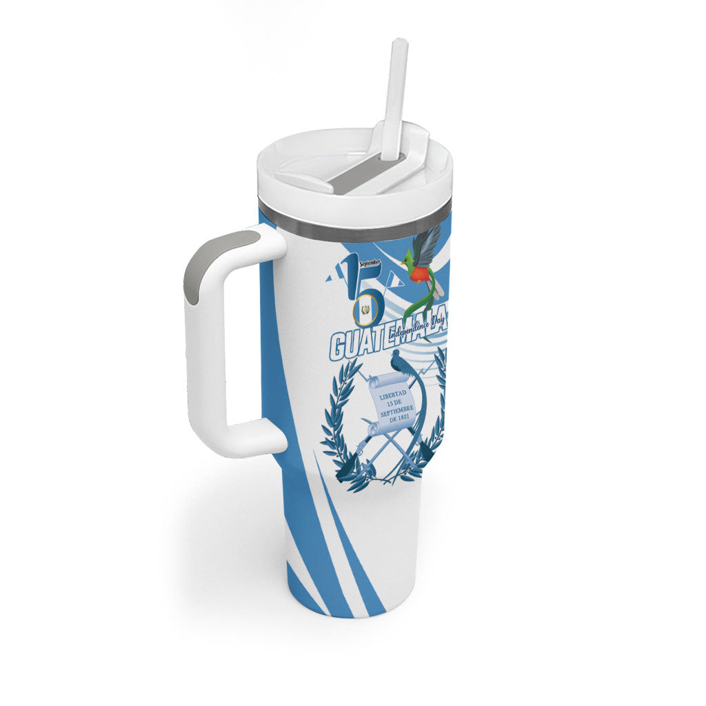 Personalized Guatemala 15 Septiembre 1821 Tumbler With Handle Happy Independence Day