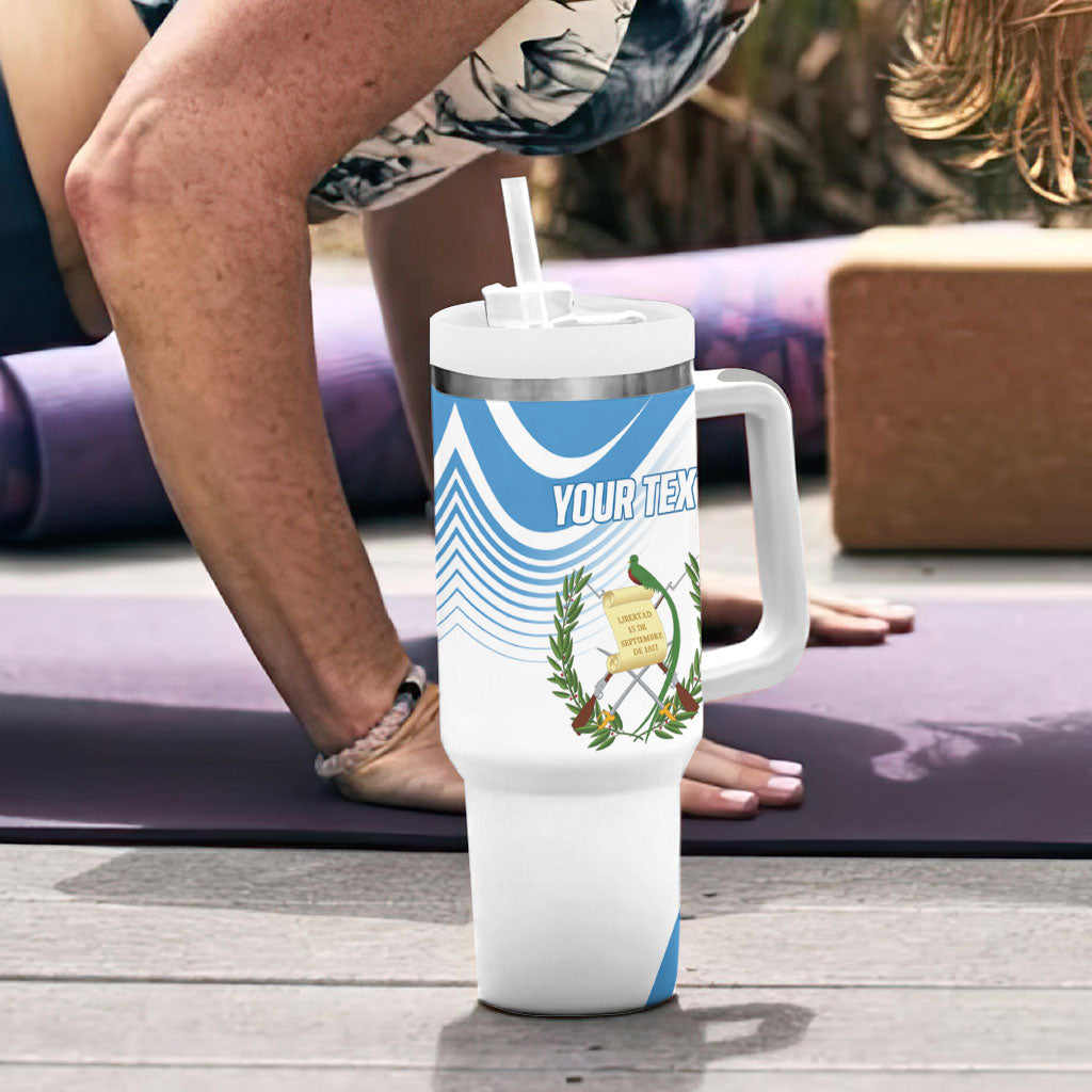Personalized Guatemala 15 Septiembre 1821 Tumbler With Handle Happy Independence Day