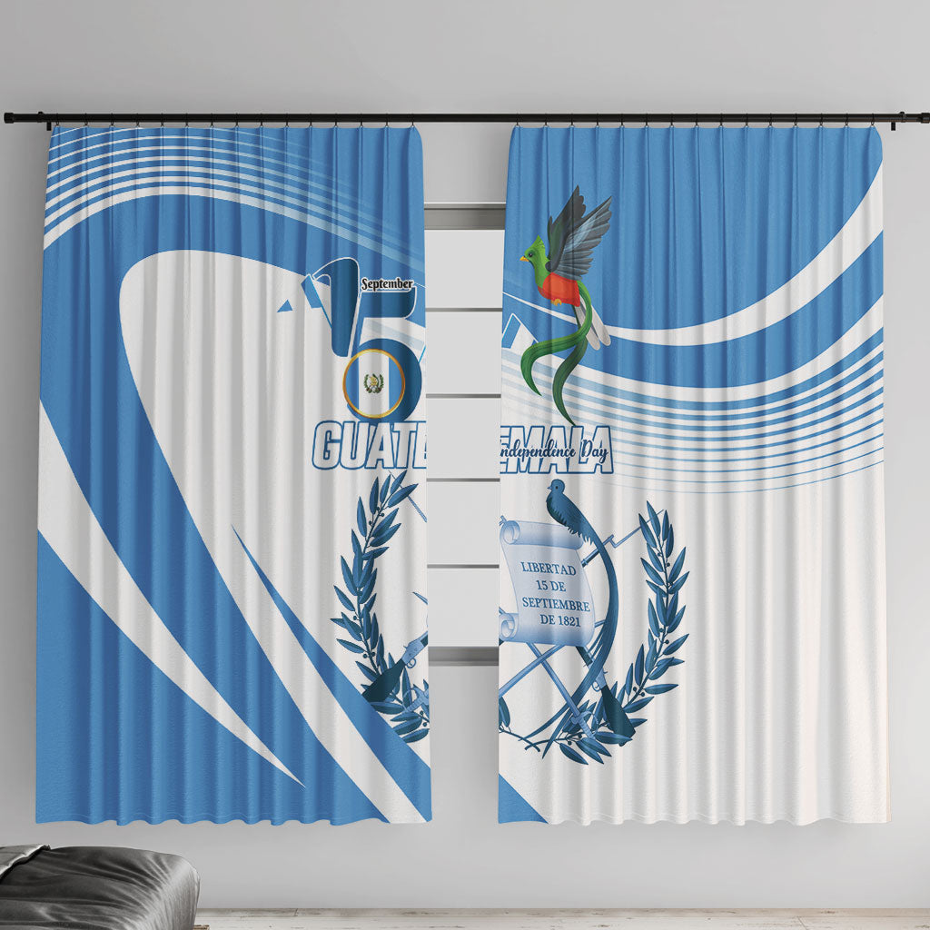 Guatemala 15 Septiembre 1821 Window Curtain Happy Independence Day