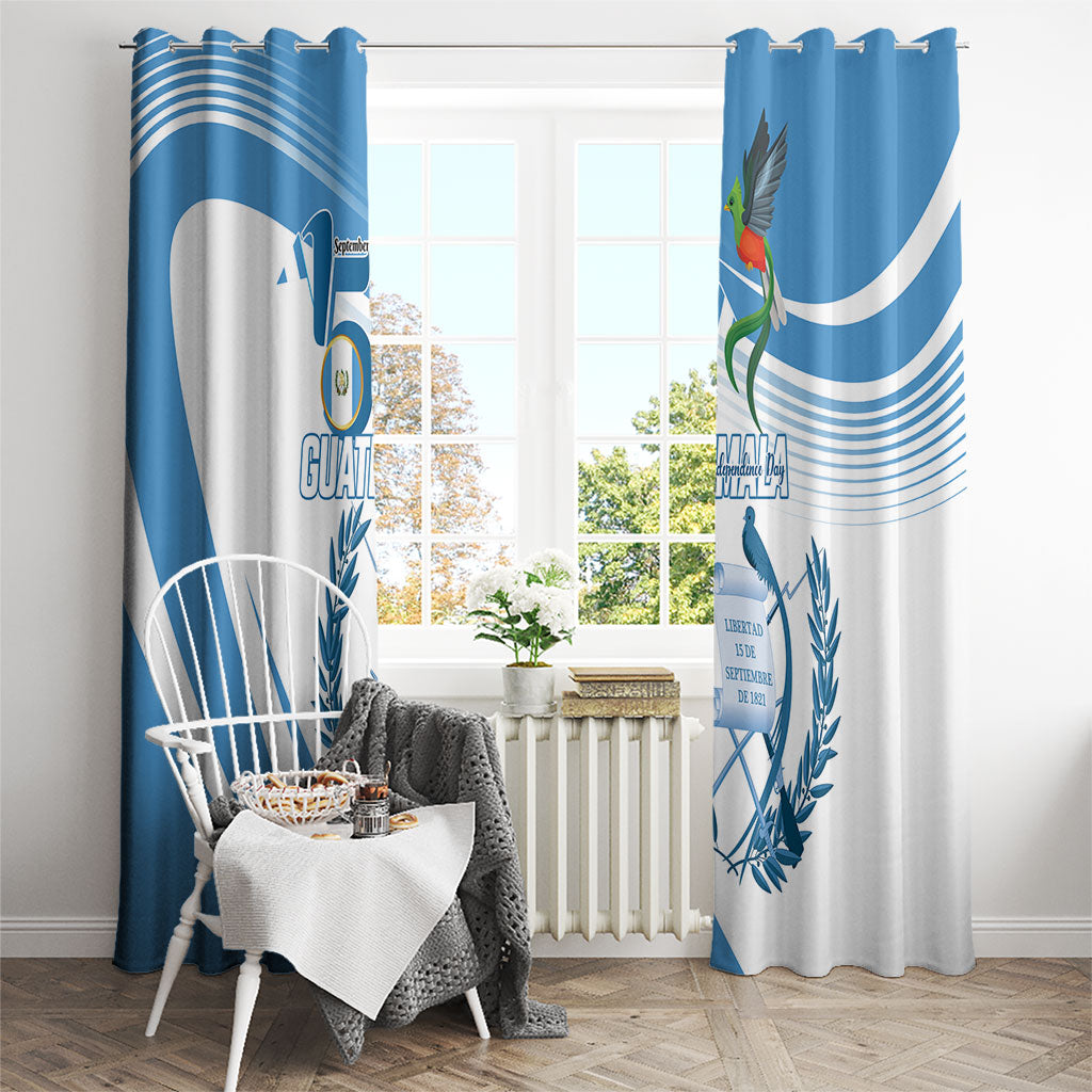 Guatemala 15 Septiembre 1821 Window Curtain Happy Independence Day