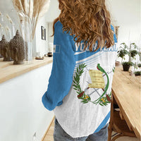 Personalized Guatemala 15 Septiembre 1821 Women Casual Shirt Happy Independence Day