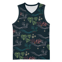 Guatemala Quetzal Bird Pattern Basketball Jersey Embroidery Effect