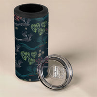 Guatemala Quetzal Bird Pattern 4 in 1 Can Cooler Tumbler Embroidery Effect