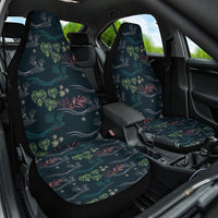 Guatemala Quetzal Bird Pattern Car Seat Cover Embroidery Effect