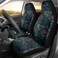 Guatemala Quetzal Bird Pattern Car Seat Cover Embroidery Effect