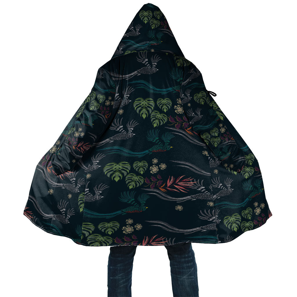 Guatemala Quetzal Bird Pattern Cloak Embroidery Effect