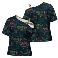 Guatemala Quetzal Bird Pattern Cross Shoulder Shirt Embroidery Effect