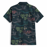 Guatemala Quetzal Bird Pattern Hawaiian Shirt Embroidery Effect