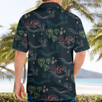Guatemala Quetzal Bird Pattern Hawaiian Shirt Embroidery Effect