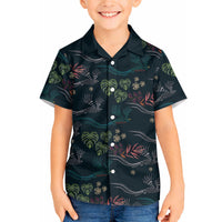 Guatemala Quetzal Bird Pattern Hawaiian Shirt Embroidery Effect
