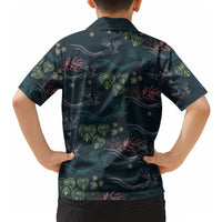 Guatemala Quetzal Bird Pattern Hawaiian Shirt Embroidery Effect