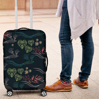 Guatemala Quetzal Bird Pattern Luggage Cover Embroidery Effect