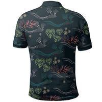 Guatemala Quetzal Bird Pattern Polo Shirt Embroidery Effect