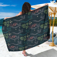 Guatemala Quetzal Bird Pattern Sarong Embroidery Effect