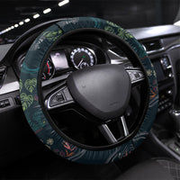 Guatemala Quetzal Bird Pattern Steering Wheel Cover Embroidery Effect