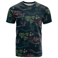 Guatemala Quetzal Bird Pattern T Shirt Embroidery Effect