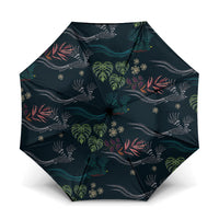 Guatemala Quetzal Bird Pattern Umbrella Embroidery Effect