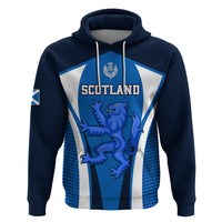 Custom Scotland Rugby Hoodie Thistle With Scottish Lion - Wonder Print Shop