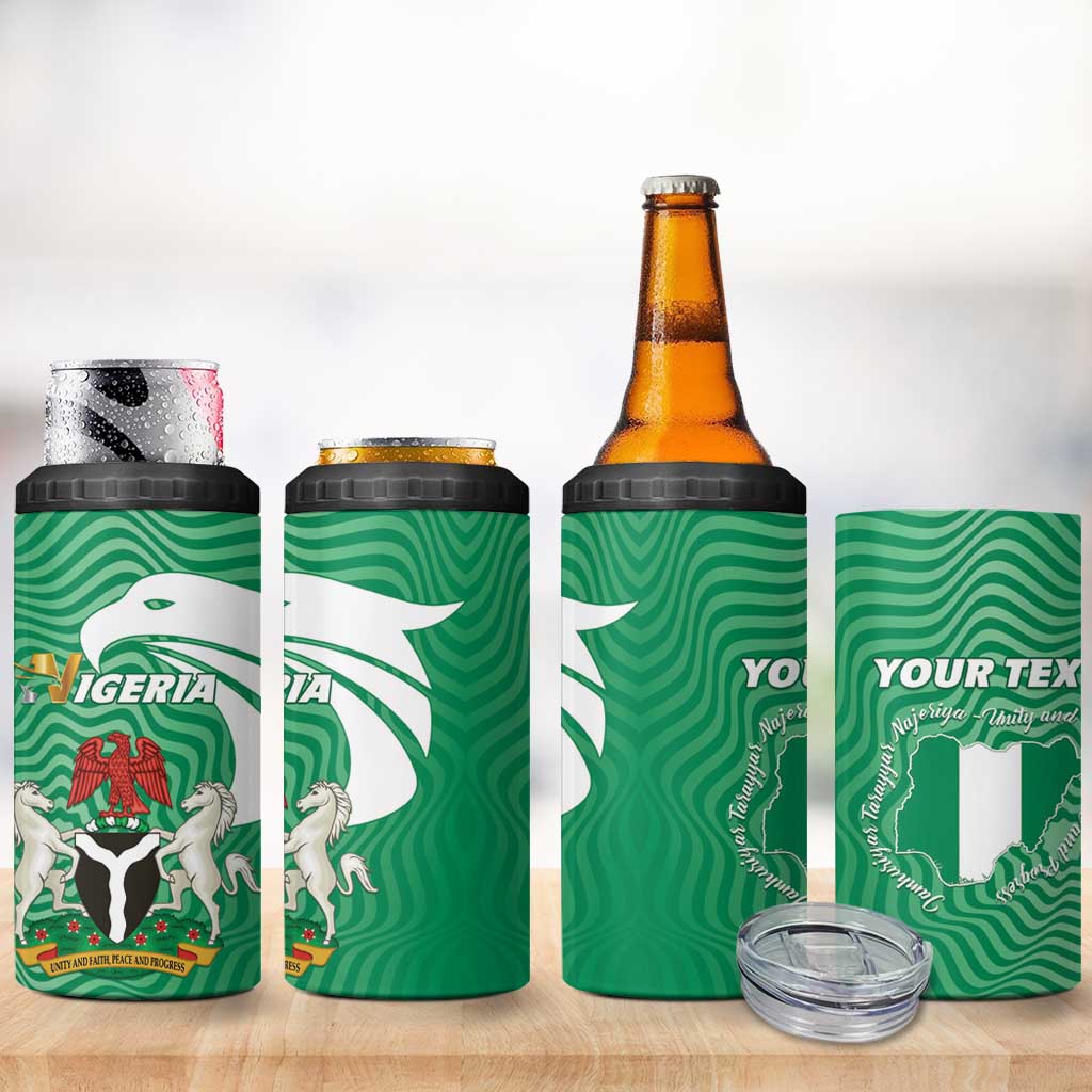 Personalized Nigeria 4 in 1 Can Cooler Tumbler Jamhuriyar Tarayyar Najeriya - Wonder Print Shop