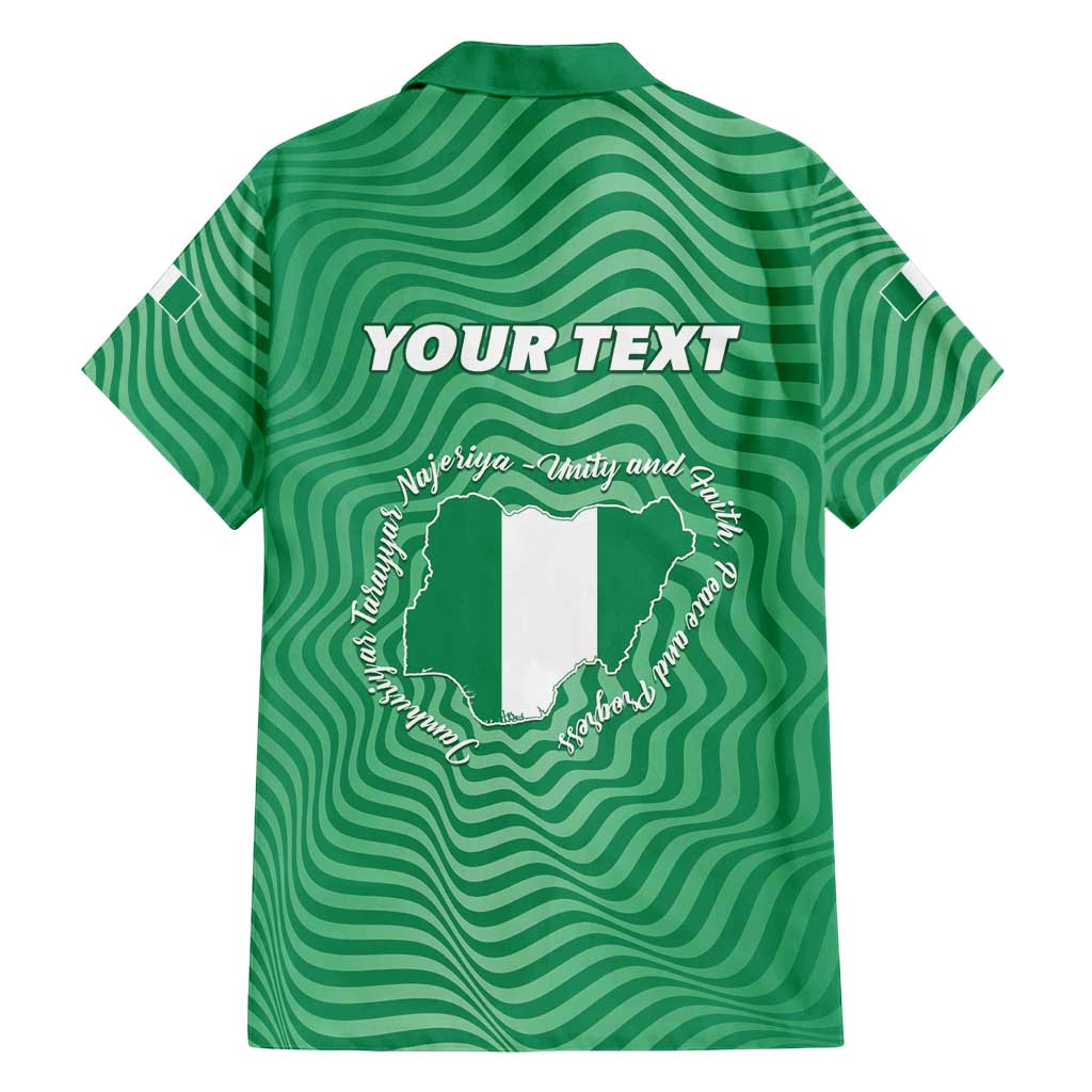 Personalized Nigeria Family Matching Off Shoulder Maxi Dress and Hawaiian Shirt Jamhuriyar Tarayyar Najeriya - Wonder Print Shop