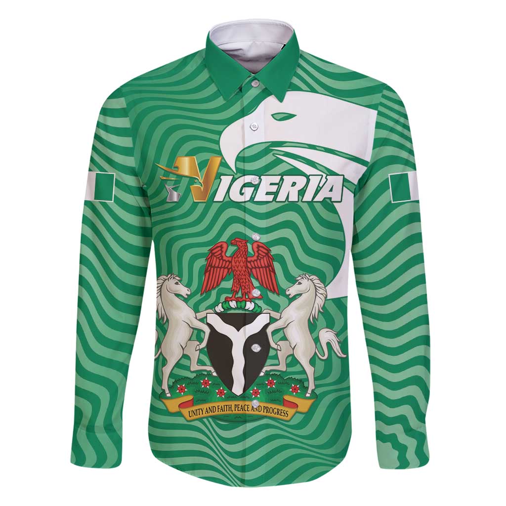 Personalized Nigeria Family Matching Off Shoulder Maxi Dress and Hawaiian Shirt Jamhuriyar Tarayyar Najeriya - Wonder Print Shop