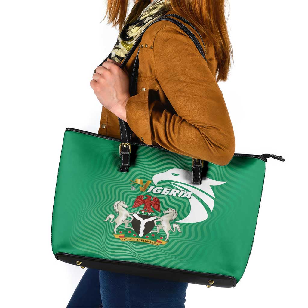 Nigeria Leather Tote Bag Jamhuriyar Tarayyar Najeriya - Wonder Print Shop