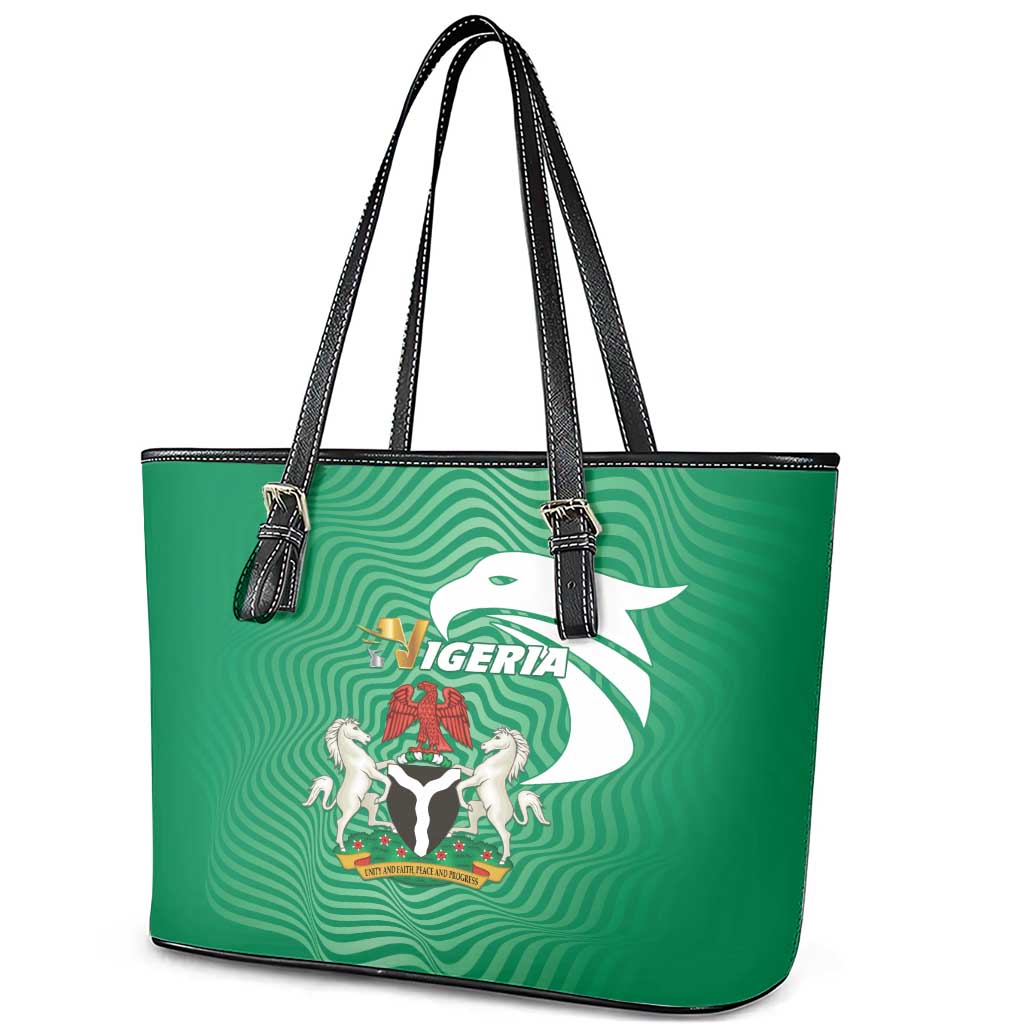 Nigeria Leather Tote Bag Jamhuriyar Tarayyar Najeriya - Wonder Print Shop