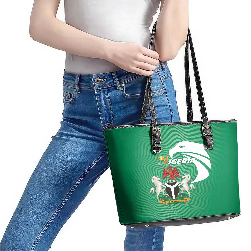 Nigeria Leather Tote Bag Jamhuriyar Tarayyar Najeriya - Wonder Print Shop