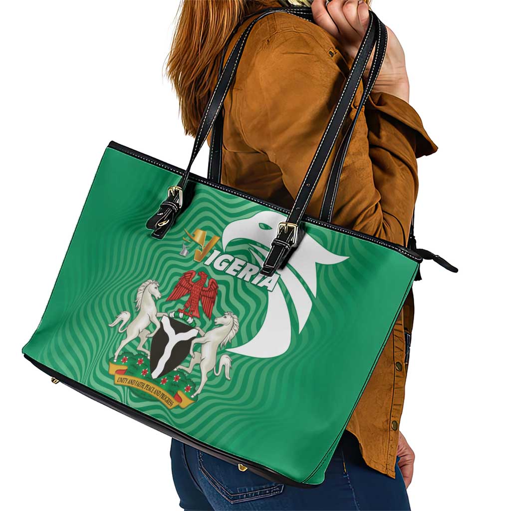 Nigeria Leather Tote Bag Jamhuriyar Tarayyar Najeriya - Wonder Print Shop