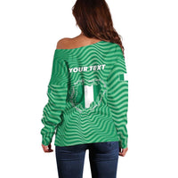 Personalized Nigeria Off Shoulder Sweater Jamhuriyar Tarayyar Najeriya - Wonder Print Shop