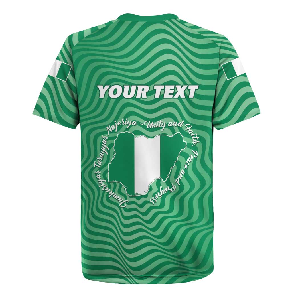 Personalized Nigeria Rugby Jersey Jamhuriyar Tarayyar Najeriya - Wonder Print Shop